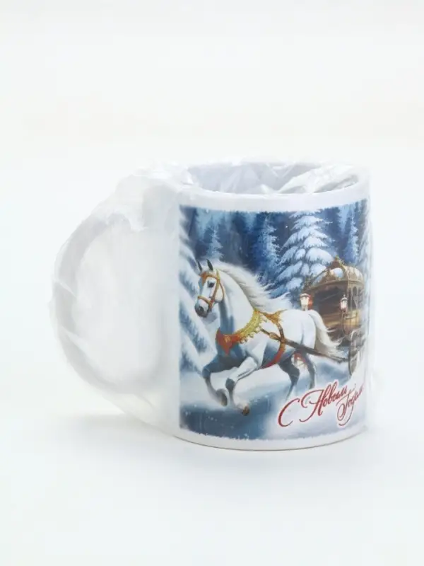 Кружка керамическая новогодняя «С Новым годом», 320 мл