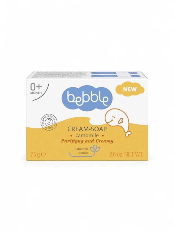 Крем-мыло детское Bebble с ароматом ромашки, 75 г Крем-мыло детское Bebble с ароматом ромашки, 75 г