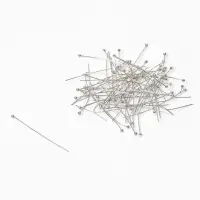 Штифт с шариком СМ-1103-11, 4 см, 50 г, (&plusmn;557 шт.), цвет серебро