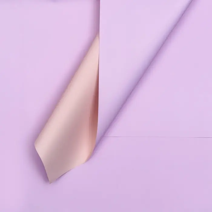 Пленка матовая для цветов, двухсторонняя,«Веста», серый - бежевый, 57×57±5% см