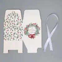 Коробка подарочная новогодняя складная «С Новым годом», 12×12×12 см Коробка подарочная новогодняя складная «С Новым годом», 12×12×12 см