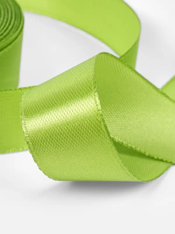 Лента атласная, 20 мм, 23&plusmn;1 м, светло-зелёная №184