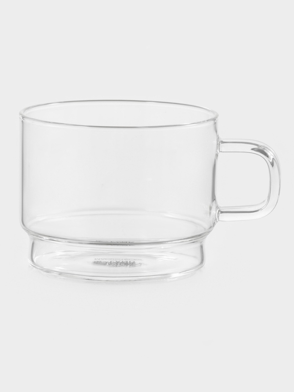 Кружка стеклянная штабелируемая "Боттом", 250 мл, 7,9х6,3 см