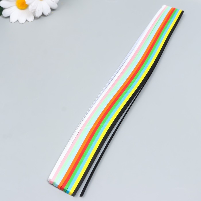 Бумага для квилинга (кручения) 10 цветов, 80гр, 250л, 5мм х 300мм Бумага для квилинга (кручения) 10 цветов, 80гр, 250л, 5мм х 300мм