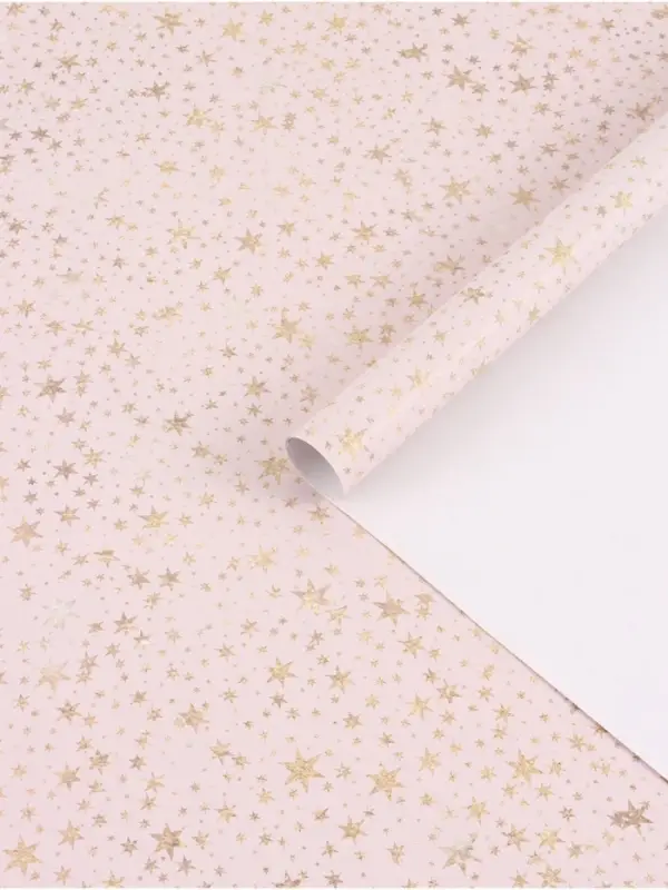 Бумага упаковочная глянцевая &laquo;Звёзды&raquo;, 70&times;100 см