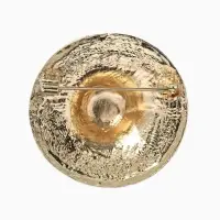 Брошь &laquo;Шляпа&raquo; с цветком, цветная в черненом золоте