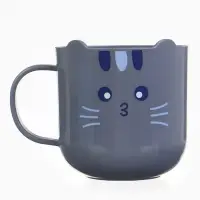 Кружка детская 300 мл., «Котик», цвет серый, Крошка Я