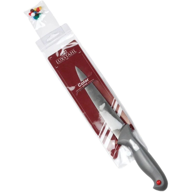 Нож Luxstahl универсальный 7'' 175мм с цветными вставками Colour кт1804