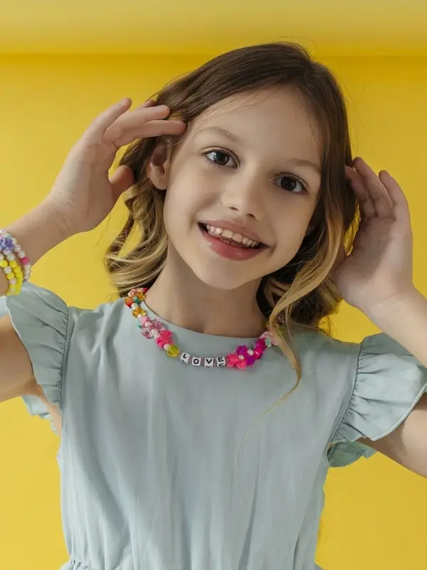 Бусы детские &laquo;Выбражулька. Игрушки&raquo;, 38 см, с удлинителем, разноцветные