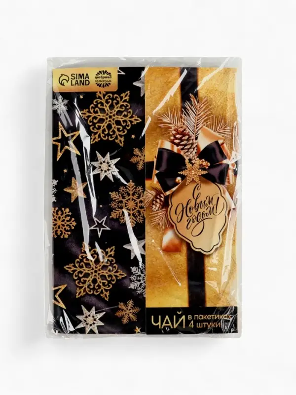 Чай в пакетиках &laquo;С Новым годом!&raquo; в конверте, 7.2 г (4 шт.&times;1.8 г)