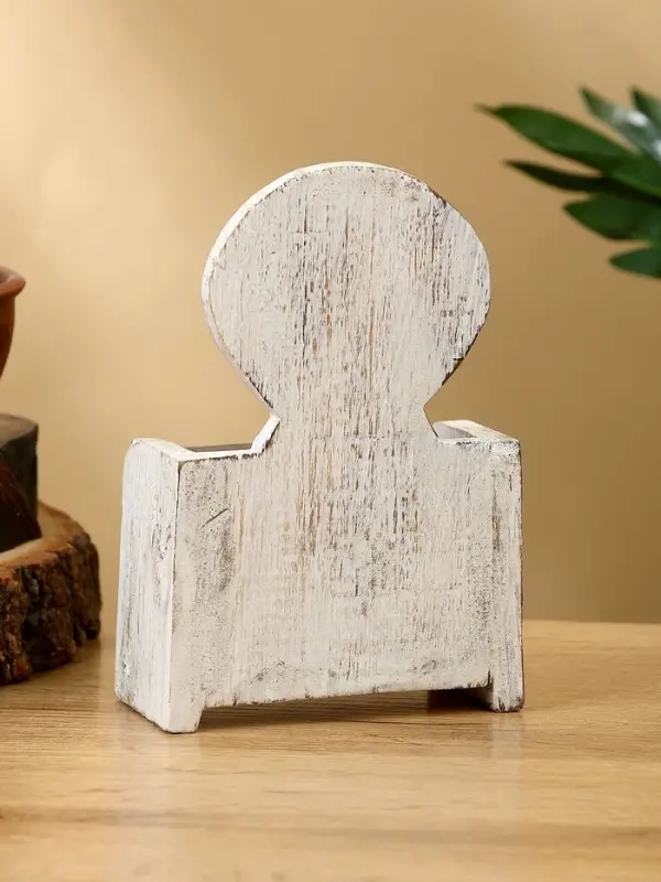 Календарь настольный Календарь настольный "Морская ракушка" дерево 11х5х14 см, цв. бело-золотой