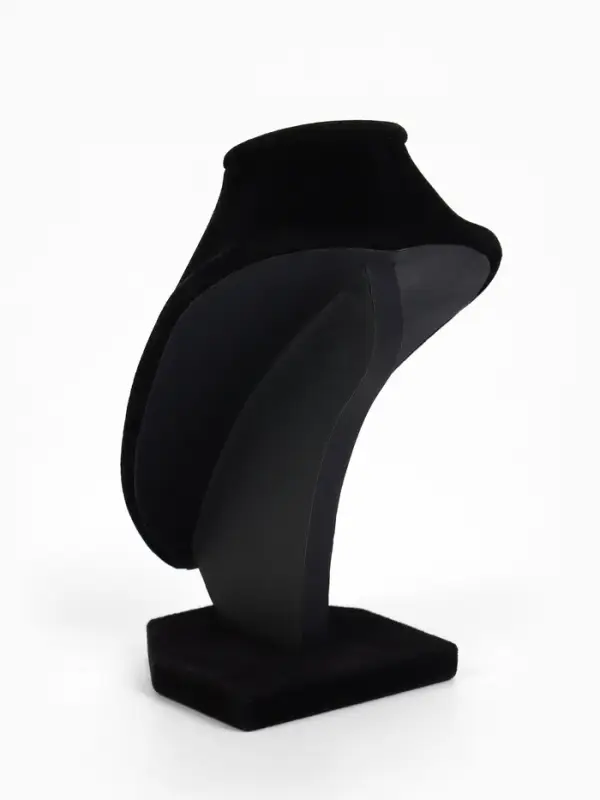 Бюст для украшений QF, 10&times;9&times;15 см, h=15 см, чёрный