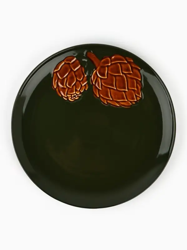 Блюдо новогоднее &laquo;Зимний лес&raquo;, d=27 см