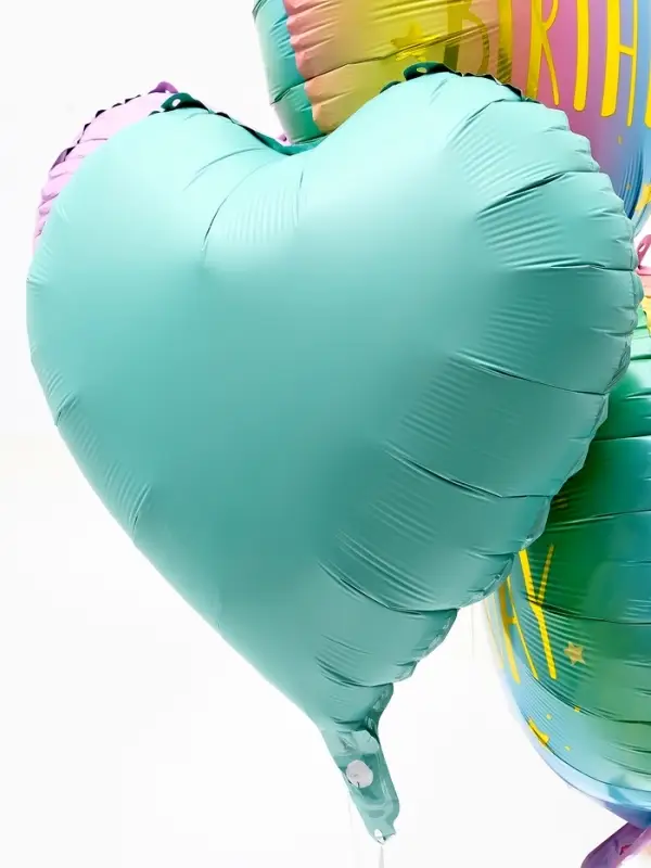 Воздушные шары фольгированны "Happy birthday", набор 5 штук