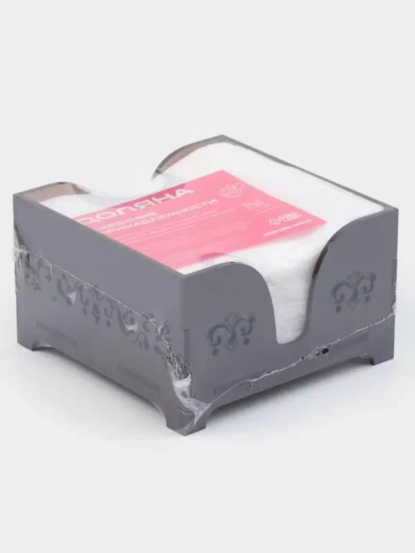 Салфетница Доляна &laquo;Мокко&raquo;, 12.3&times;12.3 см, с салфетками, дерево, коричневая