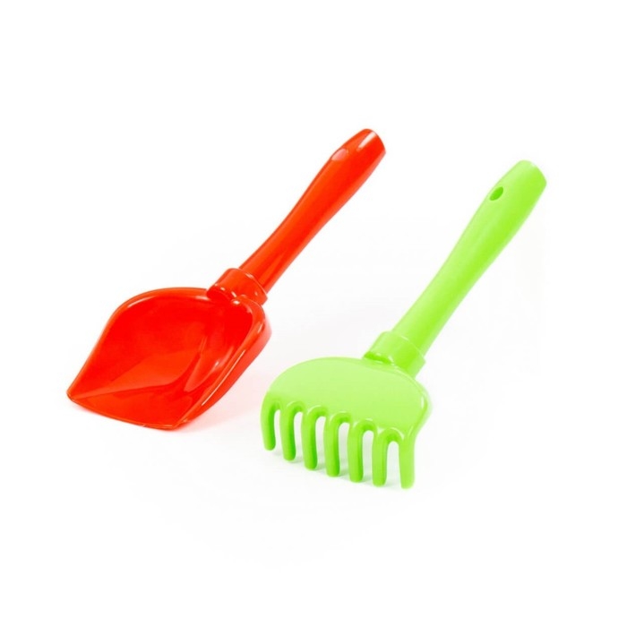 Набор для песочницы: лопатка, грабельки, цвета МИКС Набор для песочницы: лопатка, грабельки, цвета МИКС