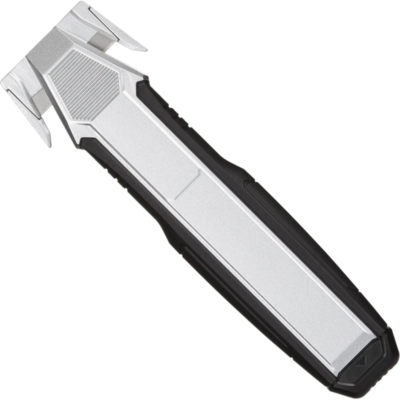 Нож универсальный скребок+д/вскр.упак.матер. Topfort,цинк+TPR,3 зап.лезв