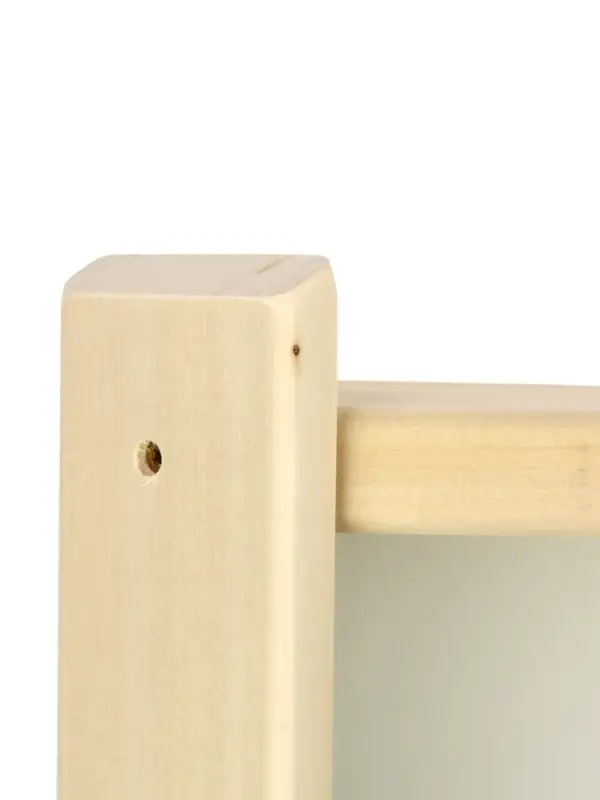 Абажур для бани и сауны, деревянный, настенный, со вставкой из белого стекла, &laquo;Добропаровъ&raquo;