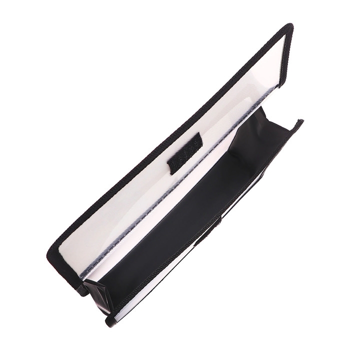 Папка для тетрадей А5 (230 х 190 х 50 мм), с клапаном на липучке, пластик/текстиль, Calligrata, "Панда"