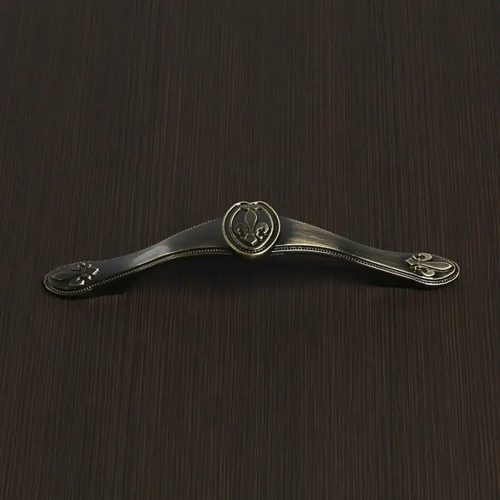 Ручка-скоба мебельная ТУНДРА PC174, м/о 96 мм, цвет бронза