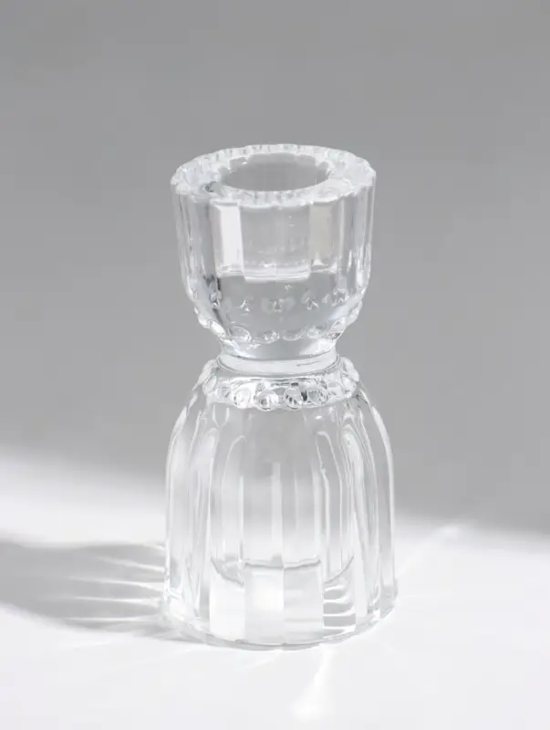 Подсвечник стеклянный &laquo;Лидс&raquo;, 5&times;5&times;10 см, d=2.2 см
