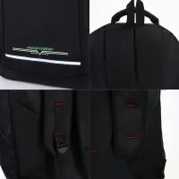 Рюкзак, 2 отдела, 4 кармана, 37&times;17&times;54 см, чёрный