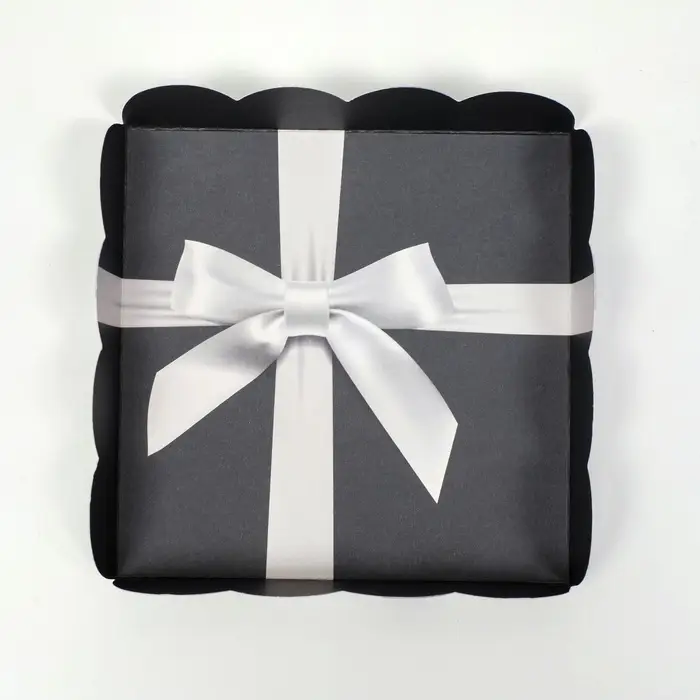 Коробка для печенья, «Презент», 12×12×3 см