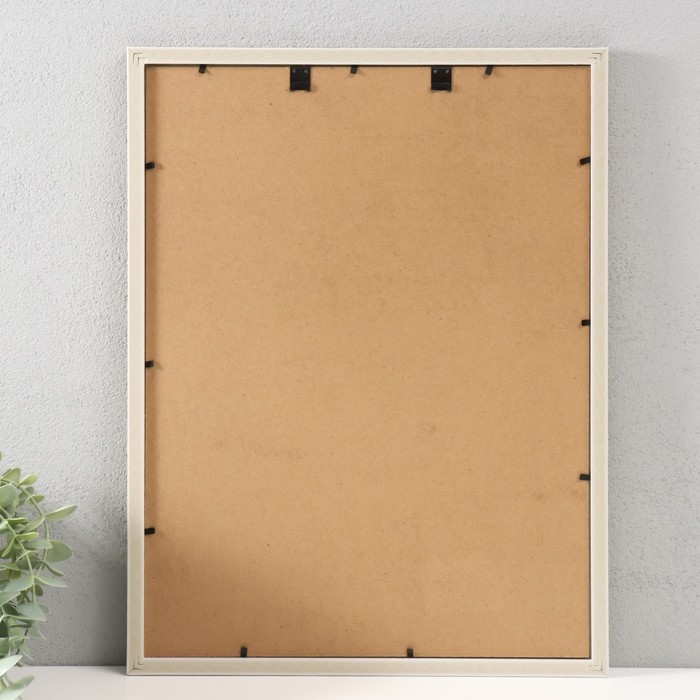 Фоторамка пластик 30х40 см Фоторамка пластик 30х40 см "Вытянутый ромб из дерева" 32х42 см