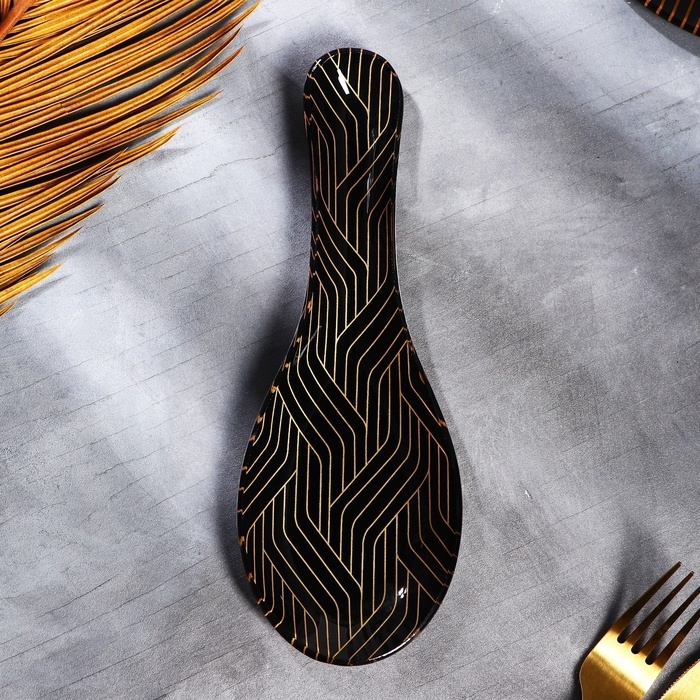 Подставка под ложку Дорого внимание «Геометрия», 21 х 7,5 х 2 см Подставка под ложку Дорого внимание «Геометрия», 21 х 7,5 х 2 см