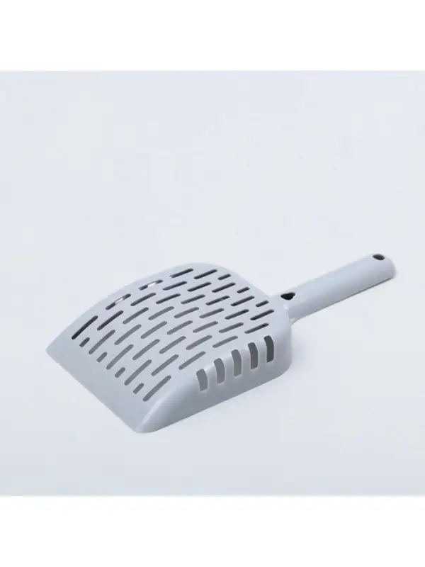 Совок для кошачьего туалета, 24&times;10&times;3 см, пластик, серый