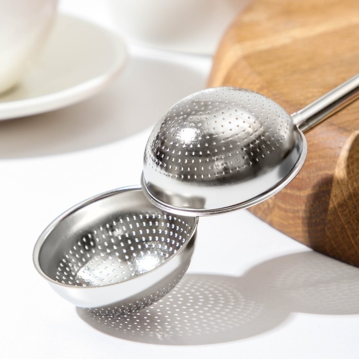 Сито для чая механическое Vent, цвет серебряный Сито для чая механическое Vent, цвет серебряный