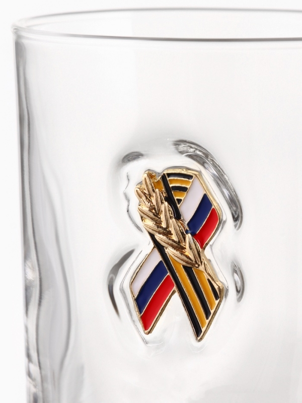 Стакан Стакан "Непробиваемая. Георгиевская лента"