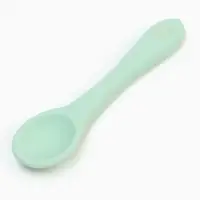 Тарелка детская на присоске и ложка, бирюзовый, Mum&Baby Тарелка детская на присоске и ложка, бирюзовый, Mum&Baby