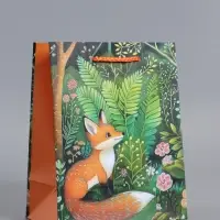 Пакет подарочный "Лесные жители" ламинированный 18 х 22,3 х 10 см