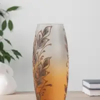 Ваза для цветов &laquo;Золотые лепестки&raquo;, 7.5&times;11&times;26 см, стекло