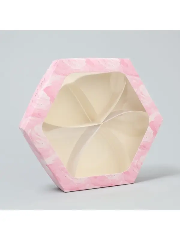 Коробка кондитерская складная, упаковка &laquo;Зефир&raquo;, 23&times;20&times;4 см