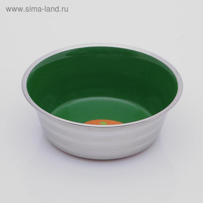 Миска утяжеленная цветная, с силиконовым основанием, 300 мл, зеленая Миска утяжеленная цветная, с силиконовым основанием, 300 мл, зеленая