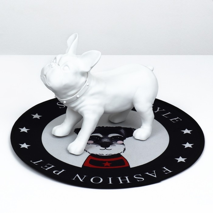 Коврик для животных, EVA+полиэстер, d=60 см. чёрный Коврик для животных, EVA+полиэстер, d=60 см. чёрный