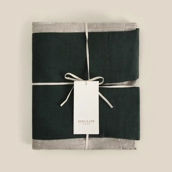 Сумка шоппер с ручками SL HOME Linen shopper, 50&times;50 см, 100% лён, 200 г/м2