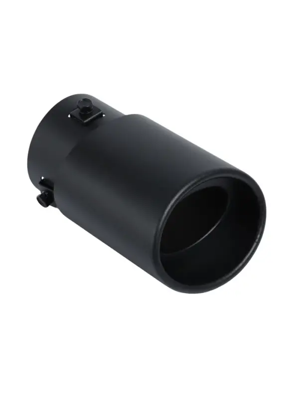 Насадка на глушитель 15.7&times;10 см, посадочный 76 мм, черный мат