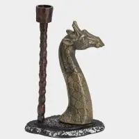 Подсвечник &laquo;Жирафик&raquo;, 14.5&times;9.5&times;24 см, алюминий