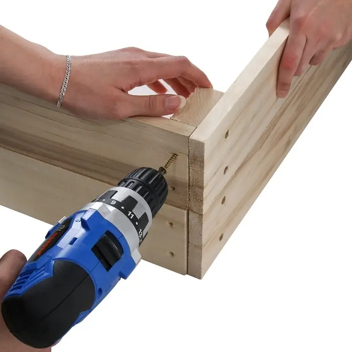 Ограждение для песка деревянное, без крышки, 100&times;100&times;20 см, без покраски, сосна, Greengo