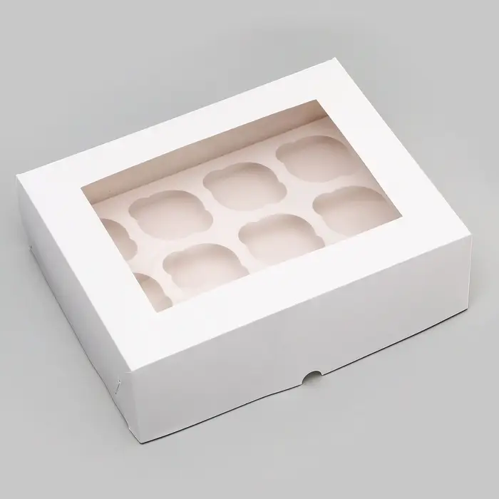 Коробка для 12 капкейков с окном, 32.5&times;25.5&times;10 см