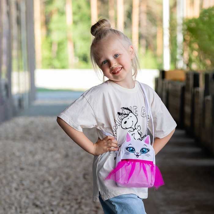 Сумка детская для девочки с фатином Сумка детская для девочки с фатином "Кошечка"