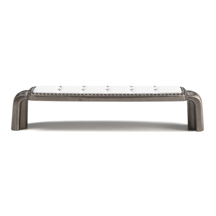 Ручка скоба ELEGANT, 96 мм, керамическая, цвет  цвет старинное серебро Ручка скоба ELEGANT, 96 мм, керамическая, цвет  цвет старинное серебро