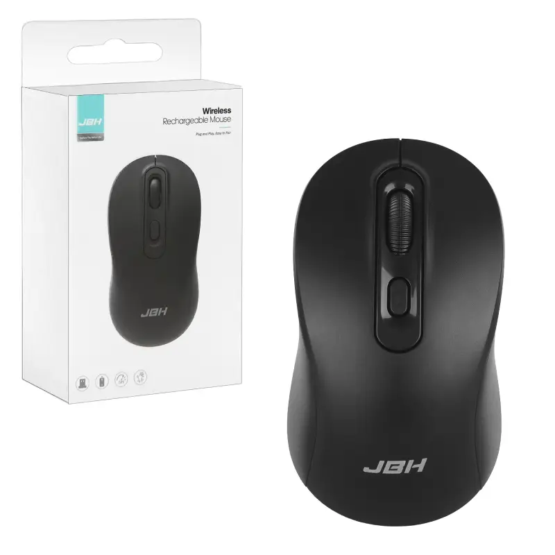 Мышь беспроводная W2 JBH черная (60шт/кор)