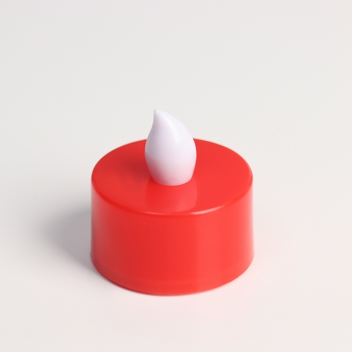 Светодиодные свечи, ночники LED RISALUX «Для свиданий» набор 2 шт., красные, RGB, 3.5×3.5×4 см Светодиодные свечи, ночники LED RISALUX «Для свиданий» набор 2 шт., красные, RGB, 3.5×3.5×4 см