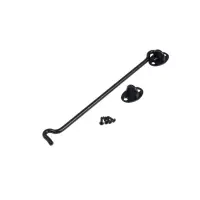 Крючок ветровой LOCKLAND KV001, L=250 мм, нержа, цвет черный, 2 шт