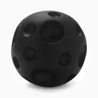 Игрушка для собак с пищалкой &laquo;Мячик планета&raquo;, 6.5 см, черная