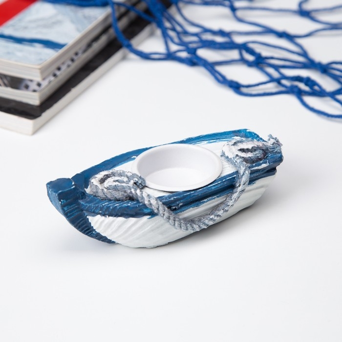 Подсвечник "Лодка" 13*6*6см